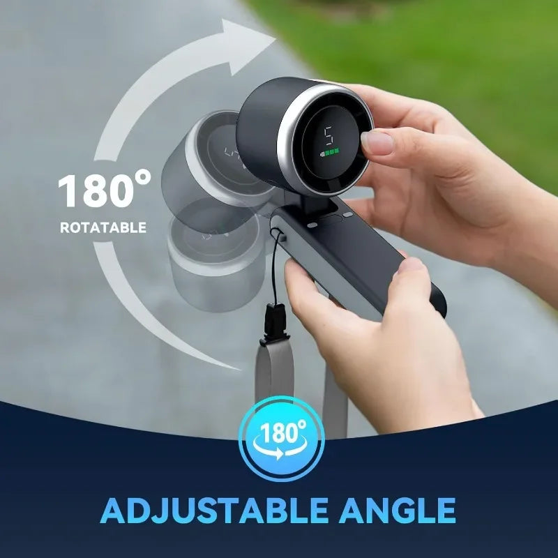 DailyNeeds™  3-in-1 Fan, 5-speed, 3600mAh 36v Rechargeable Lithium Battery, USB Fast Charging