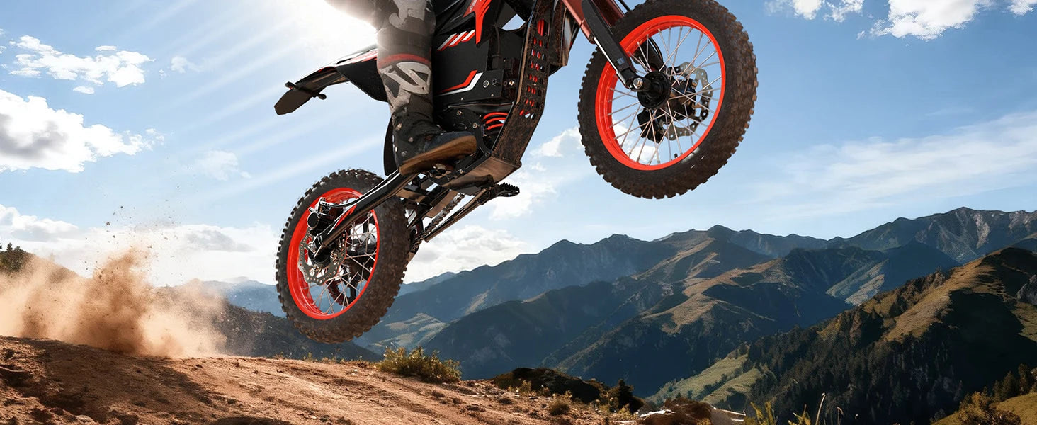 QRONGE X1 FREE SHIPING Spark Electric Dirt Bike for Teens Adults 4500W Peak Electric Motorcycle 60V 28.8Ah E-Dirt Bike 60 Mile Range E-Bike