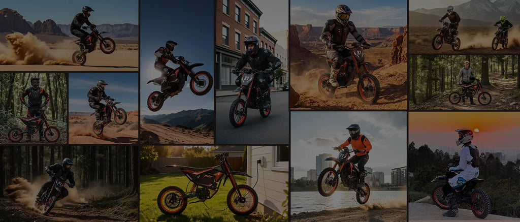 QRONGE X1 FREE SHIPING Spark Electric Dirt Bike for Teens Adults 4500W Peak Electric Motorcycle 60V 28.8Ah E-Dirt Bike 60 Mile Range E-Bike