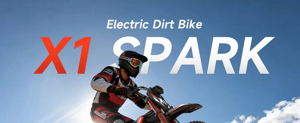 QRONGE X1 FREE SHIPING Spark Electric Dirt Bike for Teens Adults 4500W Peak Electric Motorcycle 60V 28.8Ah E-Dirt Bike 60 Mile Range E-Bike